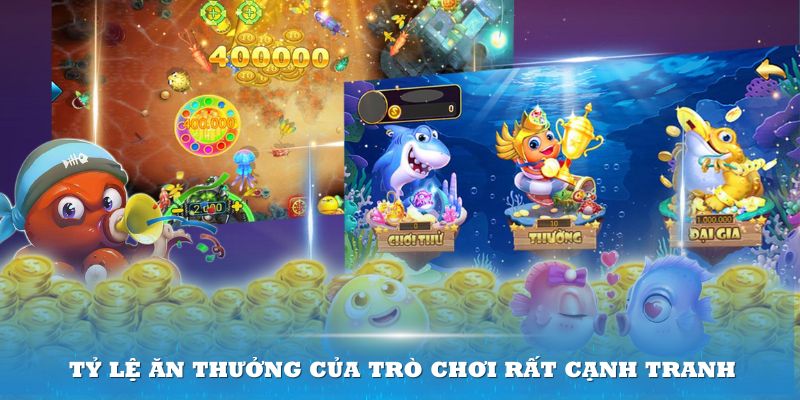 Tỷ lệ ăn thưởng của trò chơi rất cạnh tranh